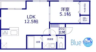 エルカーサ荏田【2階】の間取り