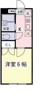 コーポアサヒ(北烏山6)【2階】の間取り