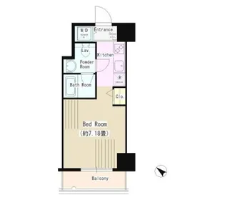 DORMOUSE TOWER【10階】の間取り