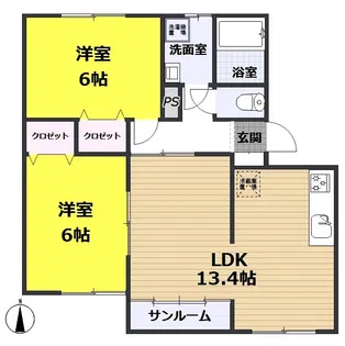 ハイムダイ【1階】の間取り