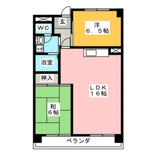 第3小池ビル【6階】の間取り
