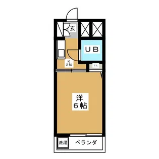 ハイツベルグ上池台【2階】の間取り