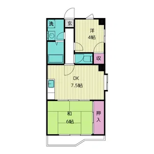 ふじみマンション【5階】の間取り