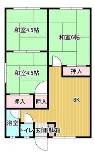 佐々木コーポ【1階】の間取り