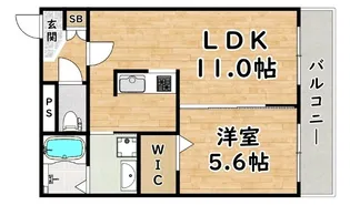 シャーメゾン田川【3階】の間取り