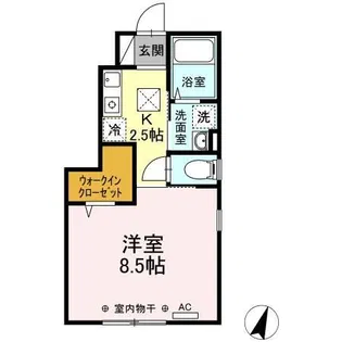 ヴィラ南雪谷【1階】の間取り
