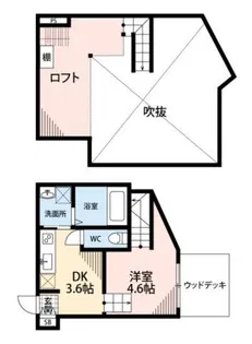 ドリームステージ香椎II【1階】の間取り