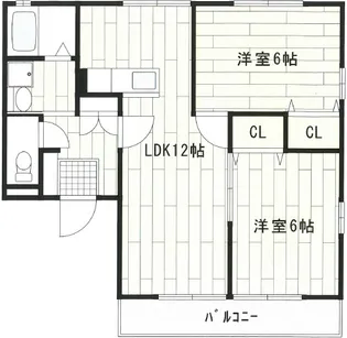 ブリックス・シャトー【2階】の間取り
