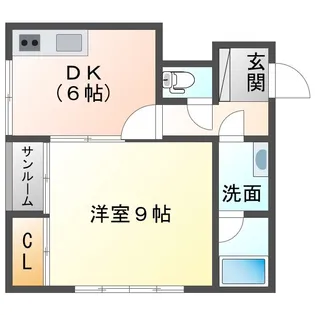クリーンハイム【1階】の間取り