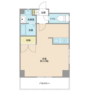 セゾン外堀通り【6階】の間取り