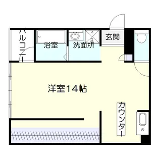 第一ケイエスビル【4階】の間取り