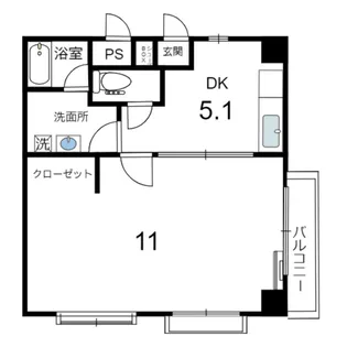 ココ・アンドゥ【3階】の間取り