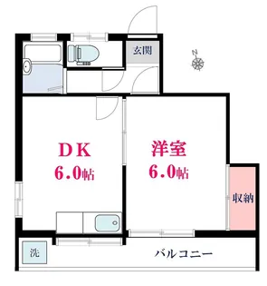自由が丘CRA【1階】の間取り