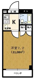 メイローズ市原【4階】の間取り