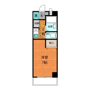 ウエスタンビル【2階】の間取り