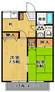 太郎殿ヴィレッジ A棟【1階】の間取り