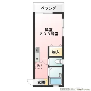 ベルローズ【2階】の間取り