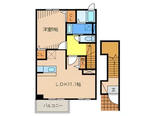 サンアルグレアA【2階】の間取り
