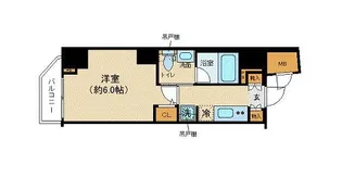 ZOOM恵比寿【5階】の間取り
