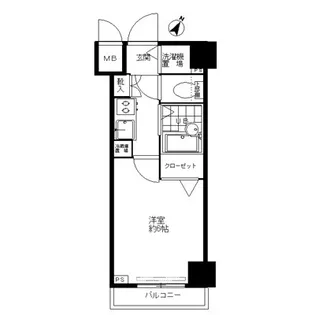トーシンフェニックス日本橋蛎殻町【11階】の間取り