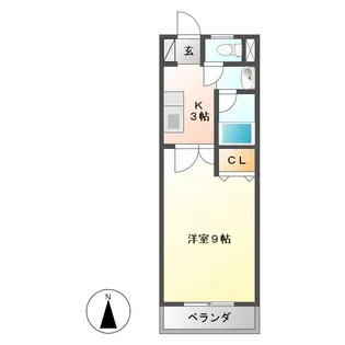 堀田ハイツ【1階】の間取り