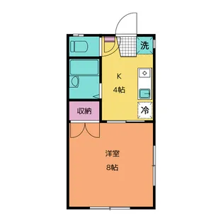 ロイヤルヒルズキウチ【1階】の間取り