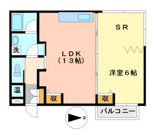 イプノス【1階】の間取り