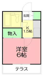 神奈川県秦野市本町3【アパート】の間取り