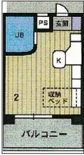 ラ・パルフェ・ド・コロン【3階】の間取り