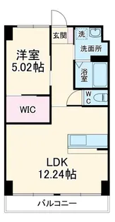 PIVOTマンション広沢【4階】の間取り