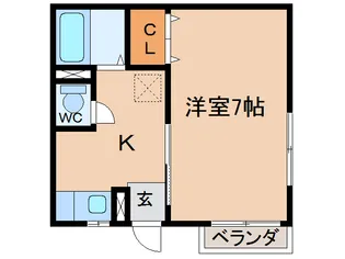 WayLandハイツ【1階】の間取り