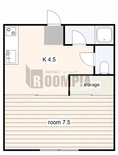 清流とそよ風のルヴァンII【1階】の間取り