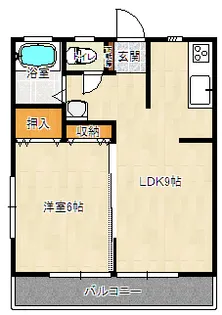 グリーン若葉【2階】の間取り