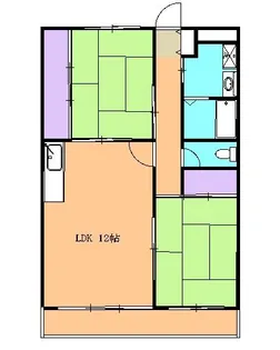 リバティーI【3階】の間取り