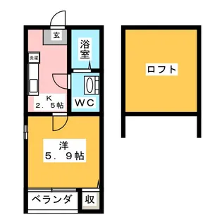 STAGE柴田【1階】の間取り