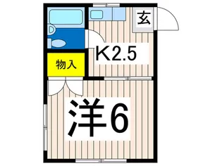 タウンコート柴【1階】の間取り