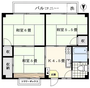 豊ビル【3階】の間取り