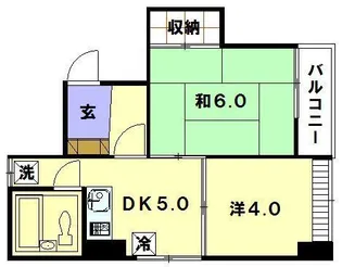 第2杉本ビル【4階】の間取り