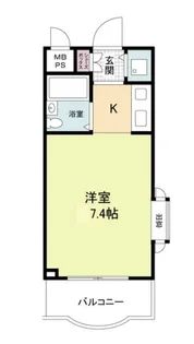 ジョイフル石屋川【3階】の間取り