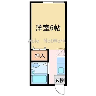 パナハイツカワサキ【2階】の間取り