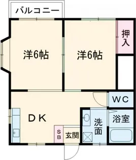 ウインズベル【2階】の間取り