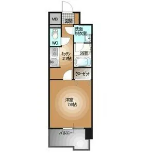 PALMS(パームス)【3階】の間取り