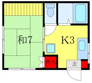 ハイツトキ【2階】の間取り