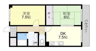 ラ・ビスタ城東【5階】の間取り