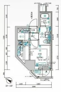 メインステージ横濱弥生町【5階】の間取り