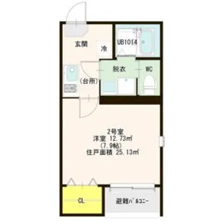 愛知県名古屋市守山区鳥羽見2【アパート】の間取り