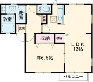 メゾン・セードル【1階】の間取り