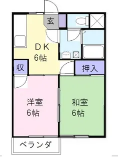エスポアール【2階】の間取り