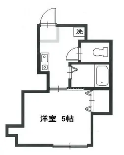 第7Z西村ビル【4階】の間取り