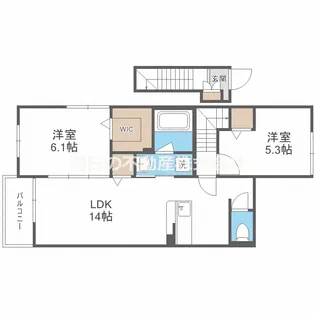 大阪府大阪市住之江区安立4【アパート】の間取り